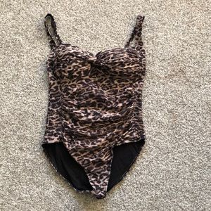 Cheetah one piece swimsuit women’s